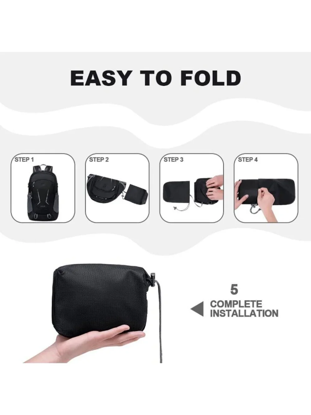 Ultralight 35L Waterproof Packable Backpack | Foldable Hiking Daypack for Travel